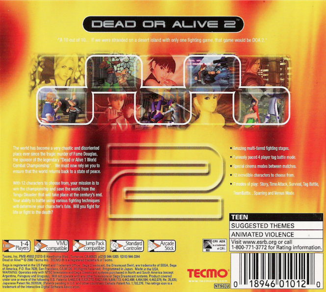 Dead or Alive 2 (Video Game 2000) - IMDb