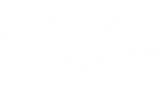 Das Humankapital Logo White Stamp Transparent
